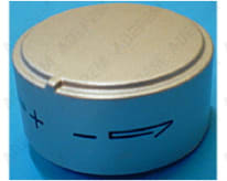 Manopola del termostato del forno in alluminio