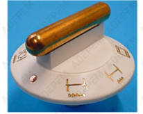 Pulsante del selettore bianco/dorato