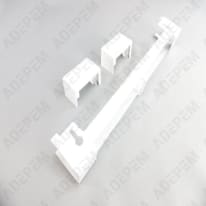 Supporto a parete (x1) + coperture (x2), 098433