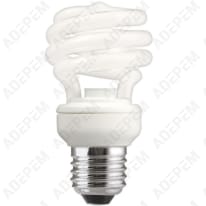 Lampadina a spirale a risparmio energetico 15w e