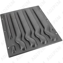 Piastra del convertitore catalitico di destra