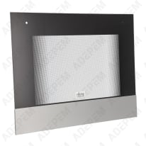 Ojal para puerta de acero inoxidable, 592 x 464 mm, 3578708400