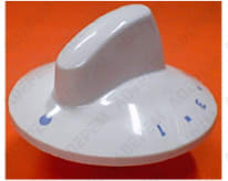 Botón blanco del termostato