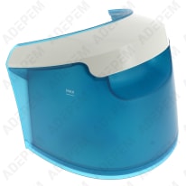 Depósito de agua azul