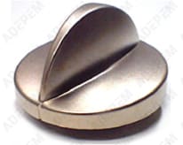 Pulsante cromato 12h