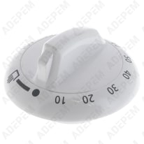 Botón blanco del temporizador