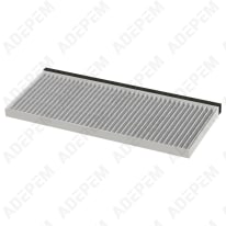 Filtro al carbone 455x203x23 mm, 17006837