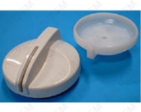 Botón blanco del temporizador