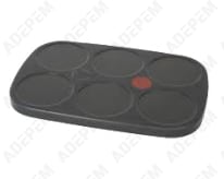 Plancha de 6 rejillas TS-01070180