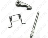 Gancio di chiusura + molla + perno