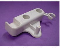 Parachoques blanco recto