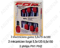 Juego de 6 destornilladores