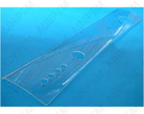 Diadema de plástico transparente