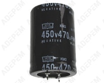 Condensador 470µf 450v radial 35x50mm