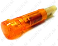 Luce di vapore arancione