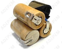 Accumulateur 1,2 volts ni-cd sc1300mah