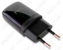 cargador htc usb negro