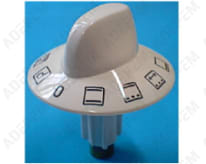 Botón interruptor blanco