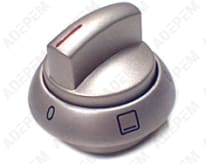 Pomo del horno gris 00417879