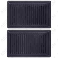Placas para grill Panini, juego de 2, xa800312