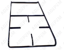 Parrilla de hierro fundido de 1 quemador