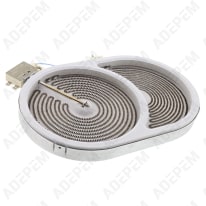 Résistance radiante ovale 265x170mm 400V 2400W 3740639236