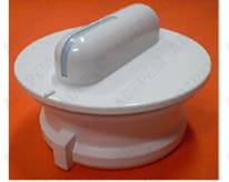 Botón blanco del temporizador