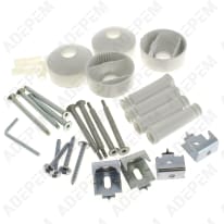 Kit di fissaggio + coperture + distanziali
