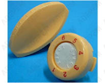 Juego de 2 botones amarillos