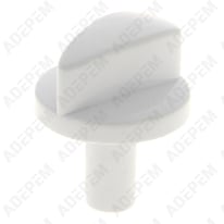 Botón del quemador de gas a las 6