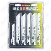 6 hojas de sierra de sable surtidas