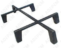 parrilla de hierro fundido con 2 quemadores c00279608