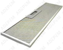 Filtro antigrasso anteriore in metallo 508x137