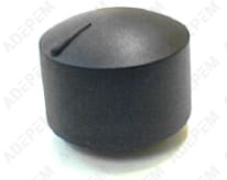 Manopola del termostato nera