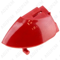 Botón rojo de vapor izquierdo