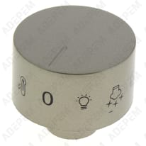 Manopola di selezione grigia