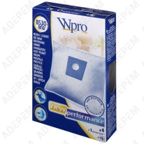 Juego de 4 bolsas de microfibra para aspiradora bs30-mw