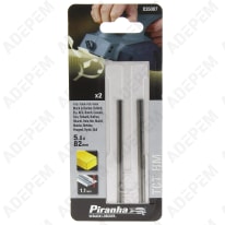 Cuchillas de cepillo 82mm por 2 tct/hm