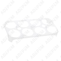 Support d'oeufs de porte neutre 200mm 4055417002