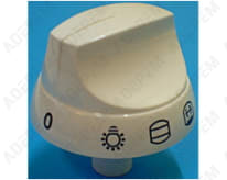 Botón selector blanco 6h