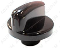 12h botón de gas negro