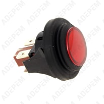 Interruptor de 4 polos rojo M0003816