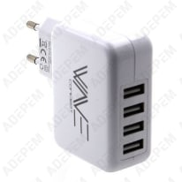 4 cargador de red usb