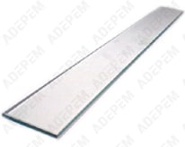 Visera de cristal 550x60