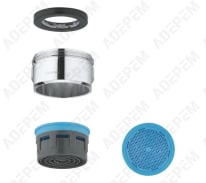 Mousseur cromado m24x1, 13929000