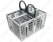 Cubertero doble gris