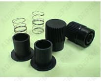 Pulsante programmatore, nero, set di 2