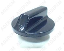 Pomo del termostato marrón