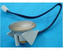 Interruptor pulsador gris