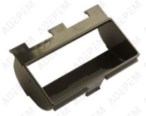 Custodia con manico marrone